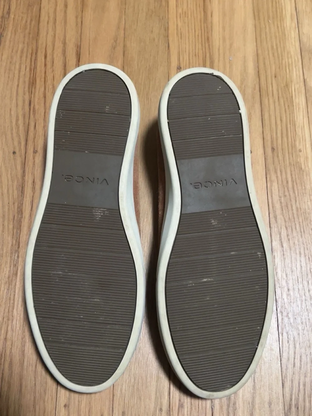 Vince Men's Suede Sneakers - Brown with White Sole, 9.5